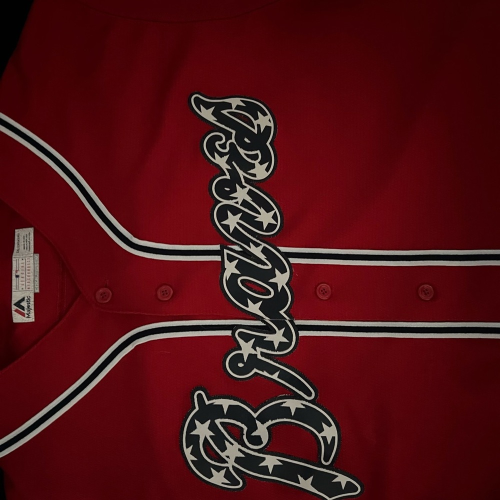 Majestic Red Sports Jersey